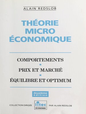 cover image of Théorie microéconomique